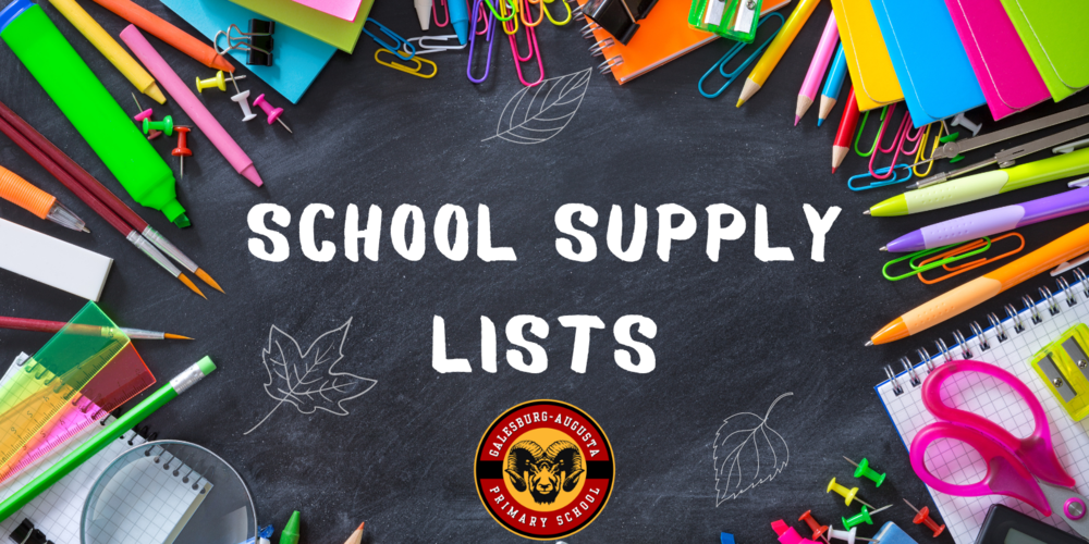 Primary School Supply Lists