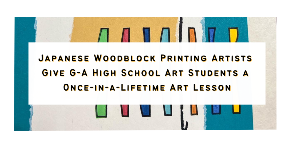 Japanese Woodblock Printing Artists Give Local High School Art Students a Once-in-a-  Lifetime Art Lesson