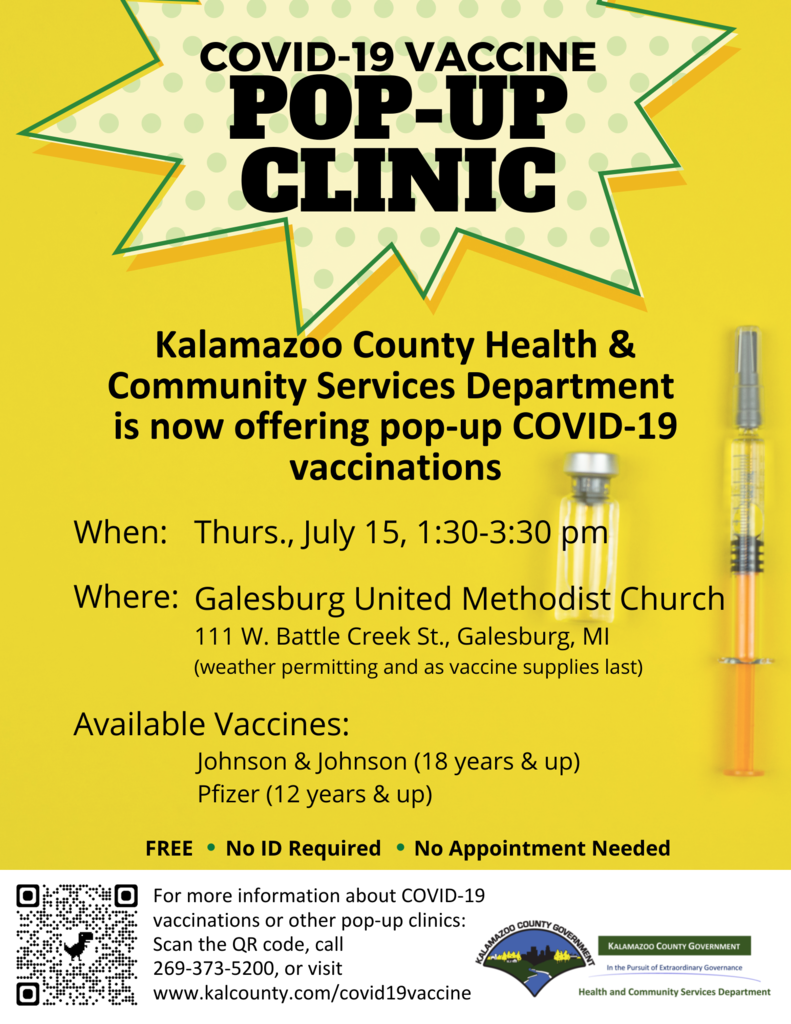 covid-19 vaccine pop up clinic