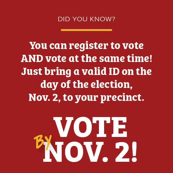 Vote november 2nd
