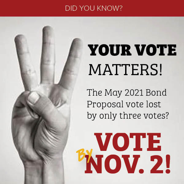 your vote matters!
