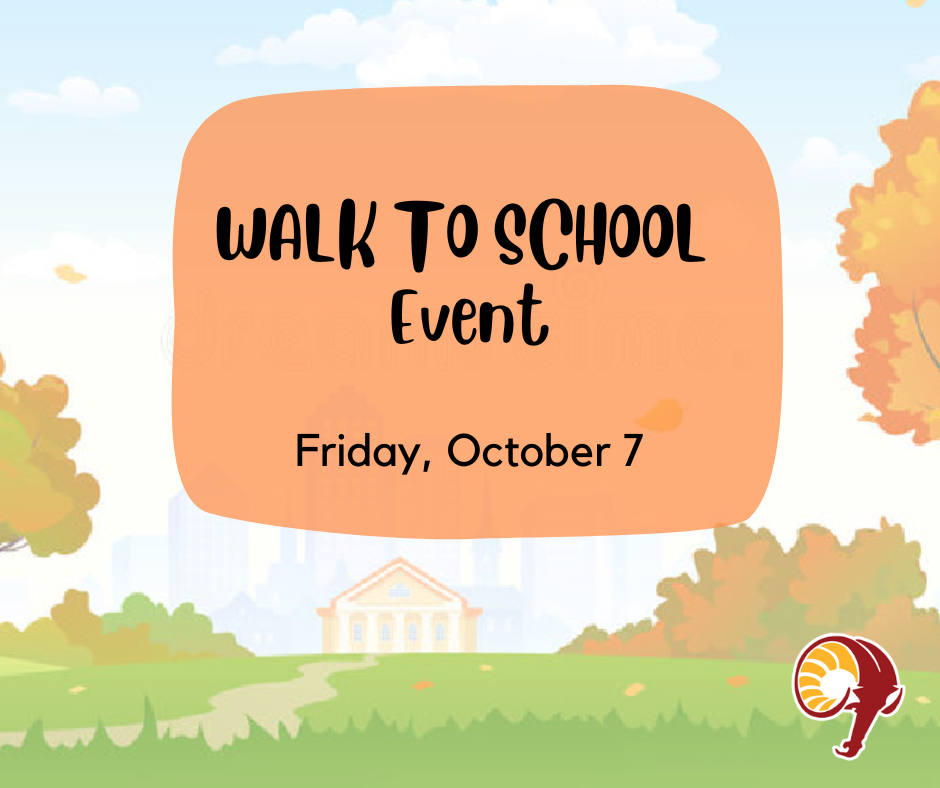 walk to school event friday october 7